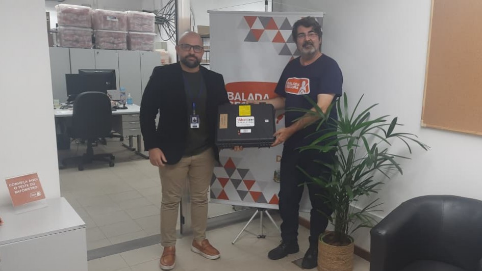 Secret&aacute;rio Uilian Lopes e Adriano Saraiva, chefe da Balada Segura.
